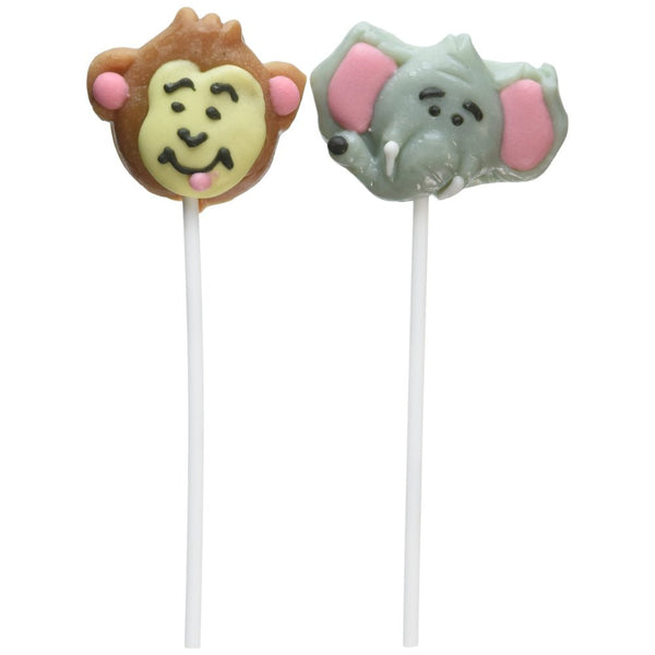 Jungle Animal Zoo Lollipops (1 dz)