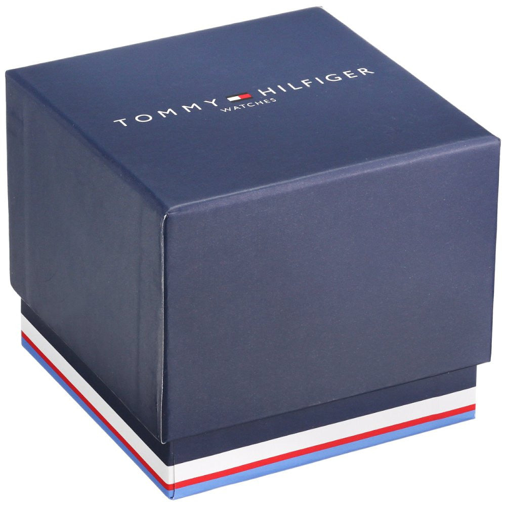 Tommy Hilfiger Women's 1781120 Sport Gold Toned Black Silicon Watch