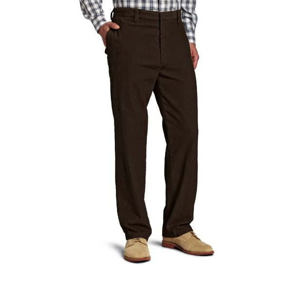 Nautica Men's 8 Wale Corduroy Flat Front Pant