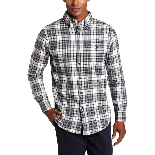 U.S. Polo Assn. Men's Large Plaid Pattern On Shirt